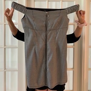 Checker black and white Forever 21 dress